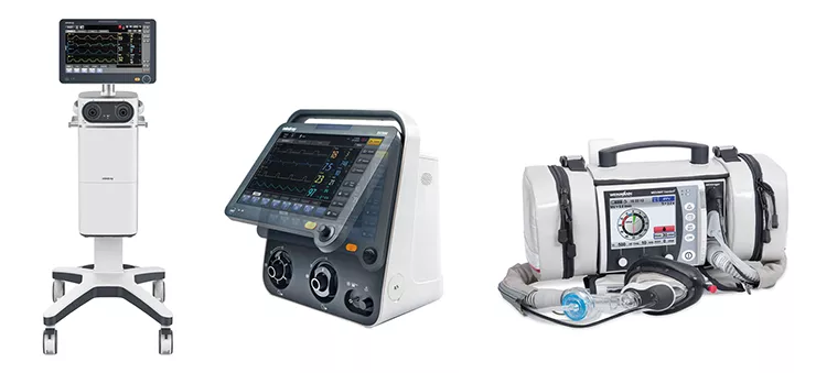 Портативные стационарные транспортные ИВЛ